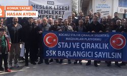 STAJ VE ÇIRAKLIK SİGORTASI MAĞDURLARI KARTAL'DA TOPLANIYOR.